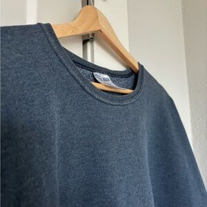 Jerzees Vintage Heathered Navy Sweatshirt